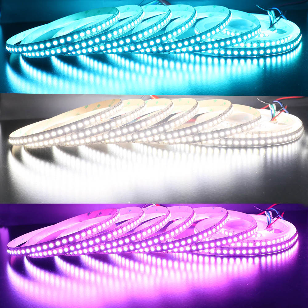 RGBW LED Color Changing Lights - 24V 120LEDs/m High Density LED Strip